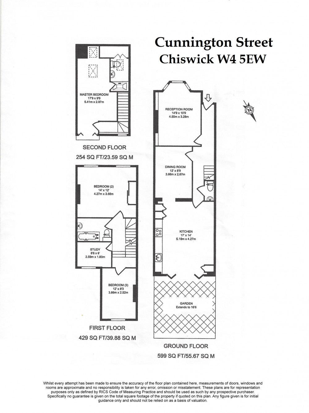 Floorplans For Cunnington Street, London